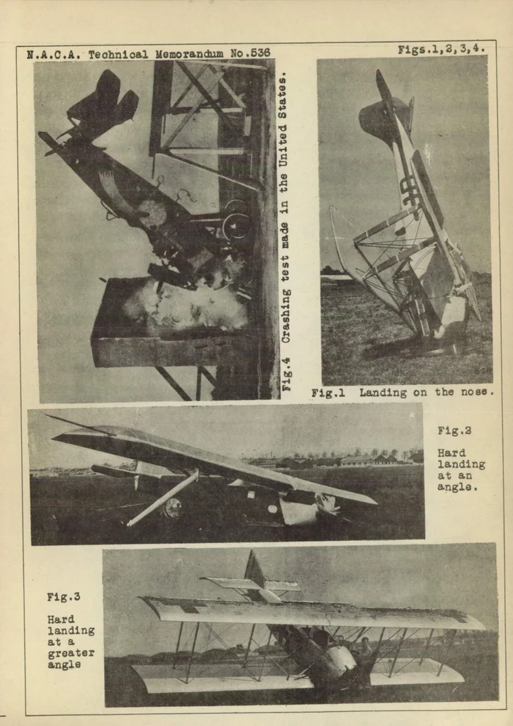An illustration from Fire prevention on airplanes. Part I, 1929, leaf 47