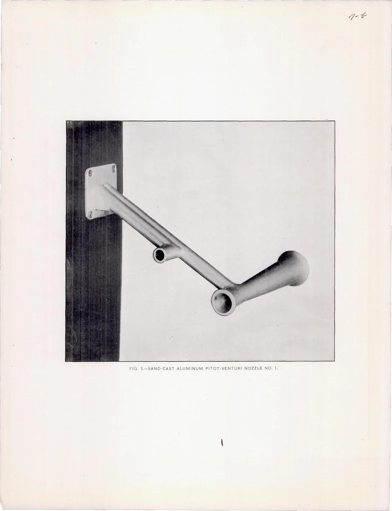 An illustration from Development of Air Speed Nozzles, 1920, leaf 12