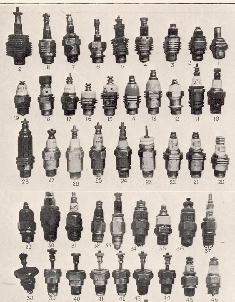 An illustration from Spark Plug Defects and Tests, 1920, leaf 11