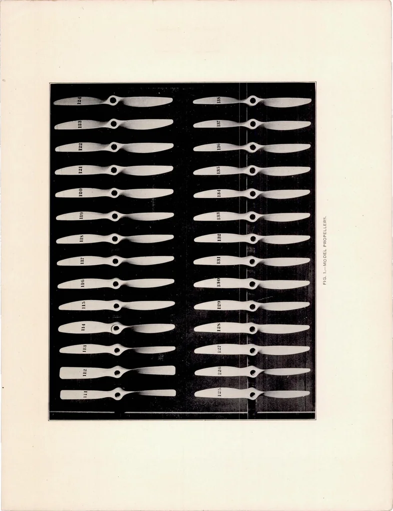 An illustration from Experimental Research on Air Propellers III, 1920, leaf 5