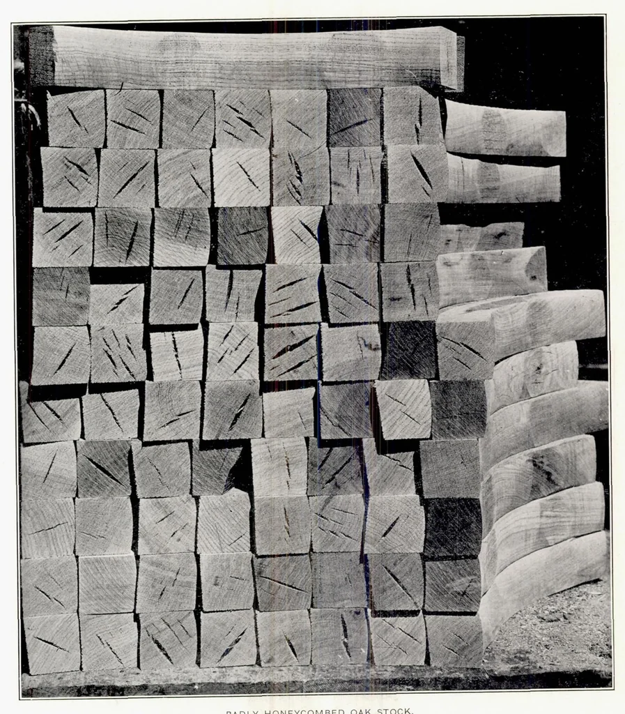 An illustration from The Kiln Drying of Wood for Airplanes, 1919, leaf 32
