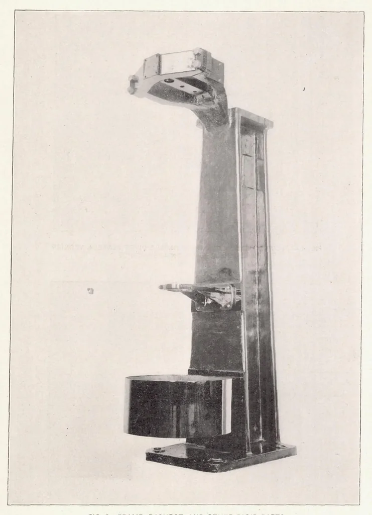 An illustration from Wind Tunnel Balances, 1920, leaf 11