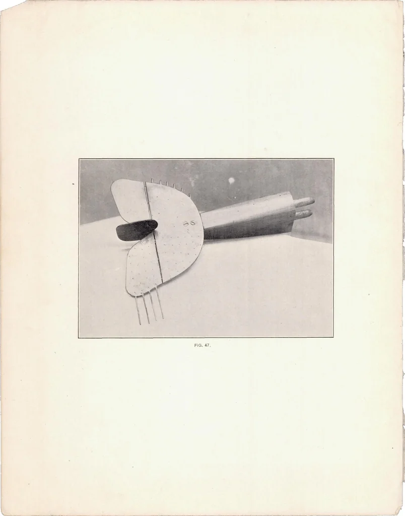 An illustration from Construction of Models for Tests in Wind Tunnels, 1920, leaf 23