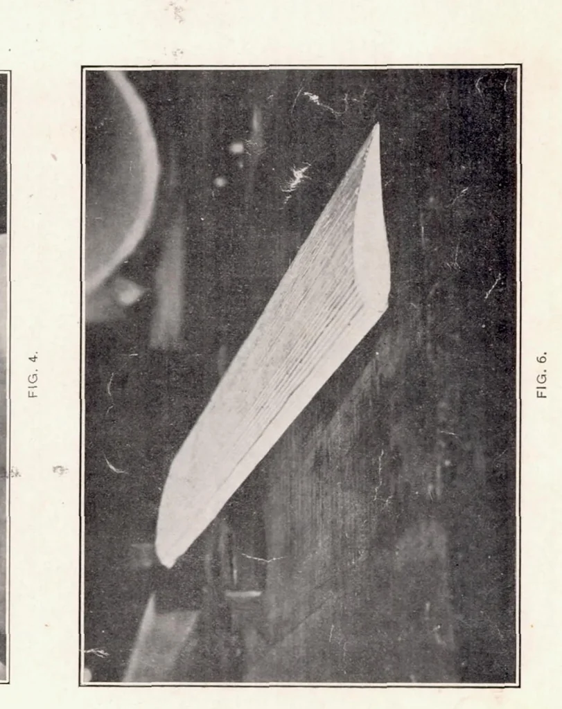 An illustration from Construction of Models for Tests in Wind Tunnels, 1920, leaf 7