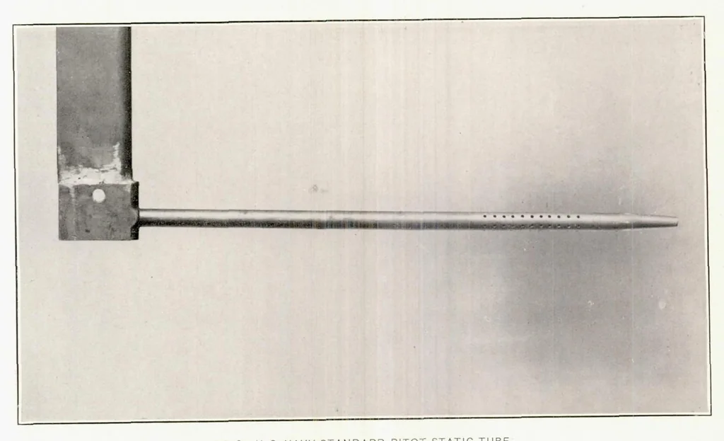 An illustration from Comparison of United States and British Standard Pitot Tubes, 1920, leaf 8