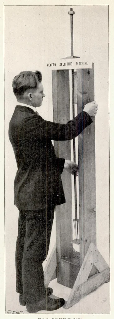 An illustration from Data on the Design of Plywood for Aircraft, 1921, leaf 6