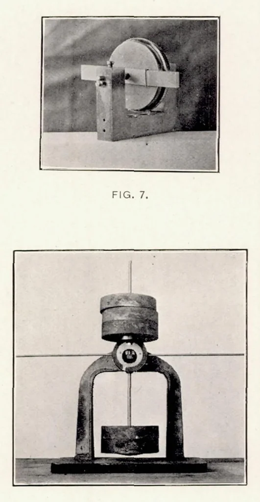 An illustration from The Efficiency of Small Bearings in Instruments of the Type Used in Aircraft, 1921, leaf 5