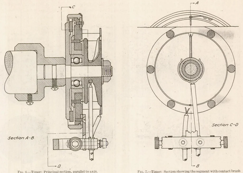 An illustration from A High-speed Engine Pressure Indicator of the Balanced Diaphragm Type, 1921, leaf 8