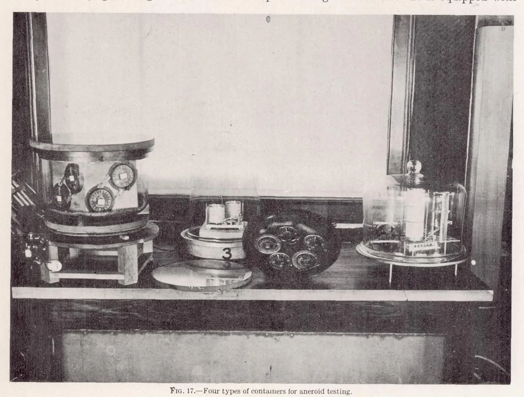 An illustration from Aeronautic Instruments. Section II : Altitude Instruments, 1923, leaf 17