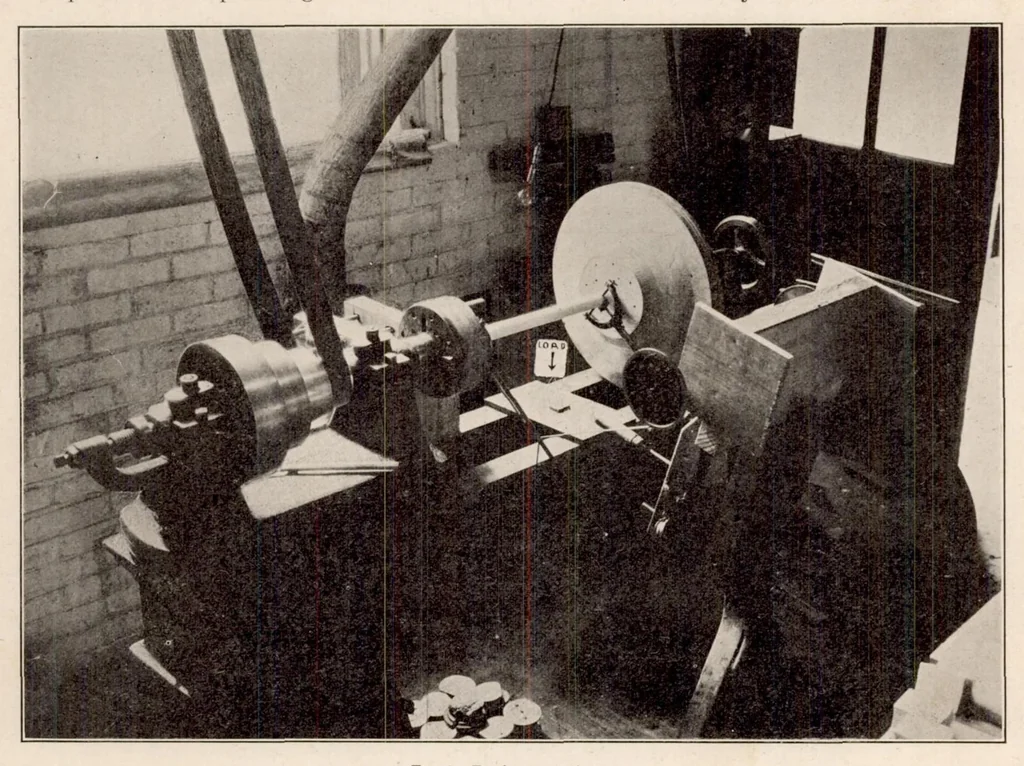 An illustration from The Influence of the Form of a Wooden Beam on Its Stiffness and Strength I : Deflection of Beams with Special Reference to Shear Deformations, 1924, leaf 8