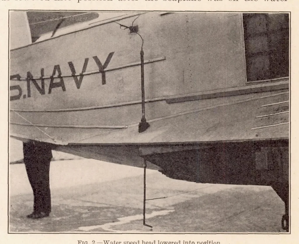 An illustration from Characteristics of a Boat Type Seaplane During Take-off, 1926, leaf 5