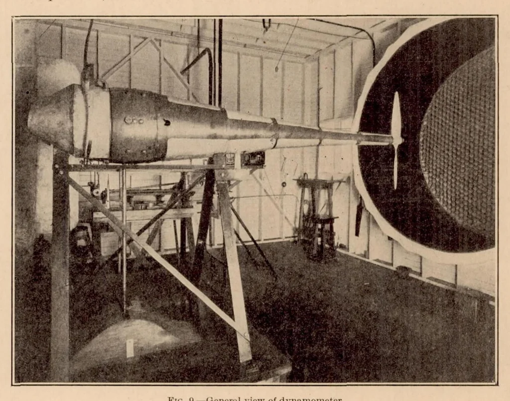 An illustration from Interaction Between Air Propellers and Airplane Structures, 1927, leaf 10