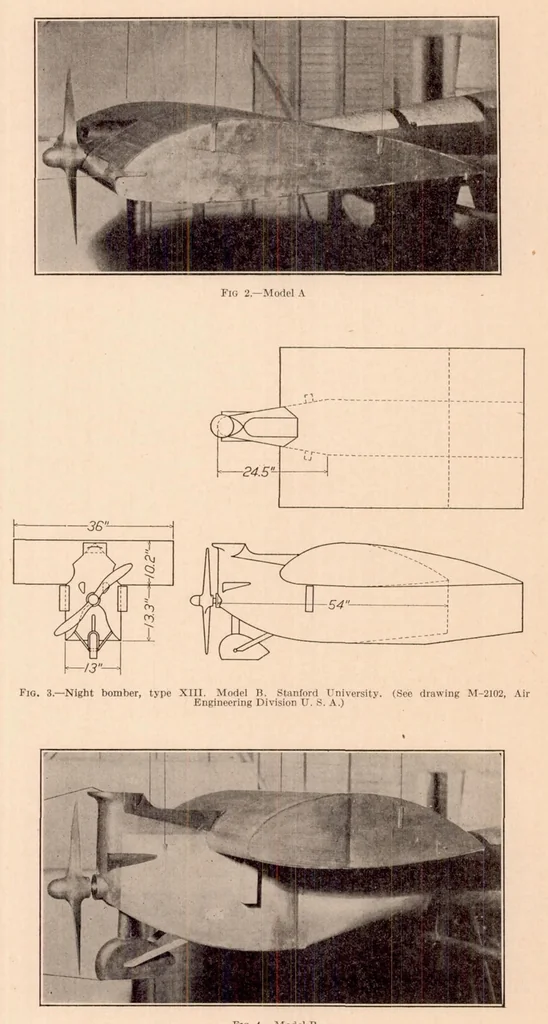 An illustration from Interaction Between Air Propellers and Airplane Structures, 1927, leaf 7