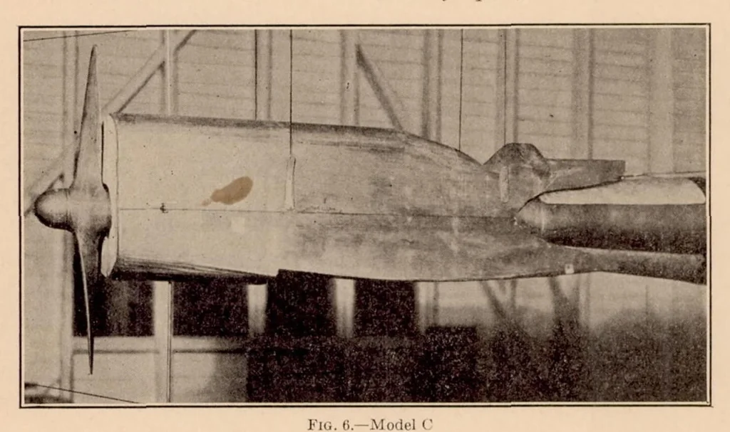 An illustration from Interaction Between Air Propellers and Airplane Structures, 1927, leaf 8