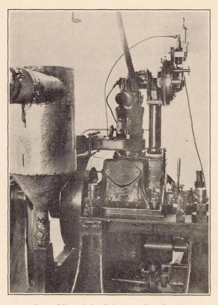 An illustration from Power Output and Air Requirements of a Two-stroke Cycle Engine for Aeronautical Use, 1927, leaf 7