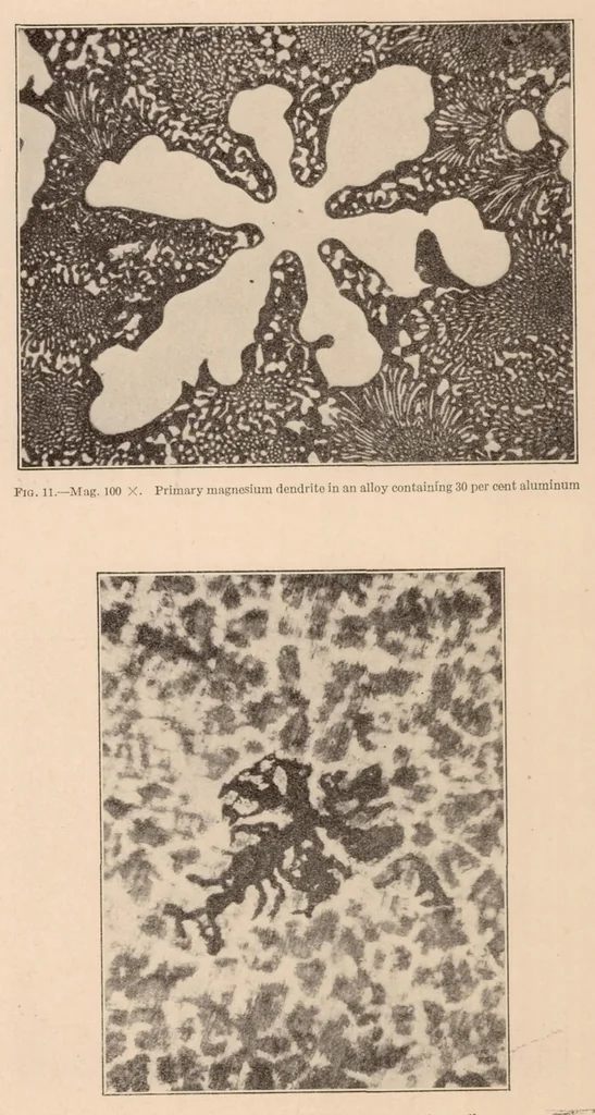 An illustration from The Corrosion of Magnesium and of the Magnesium Aluminum Alloys Containing Manganese, 1927, leaf 14