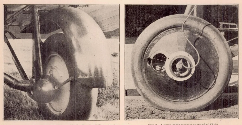 An illustration from A Comparison of the Take-off and Landing Characteristics of a Number of Service Airplane, 1927, leaf 12