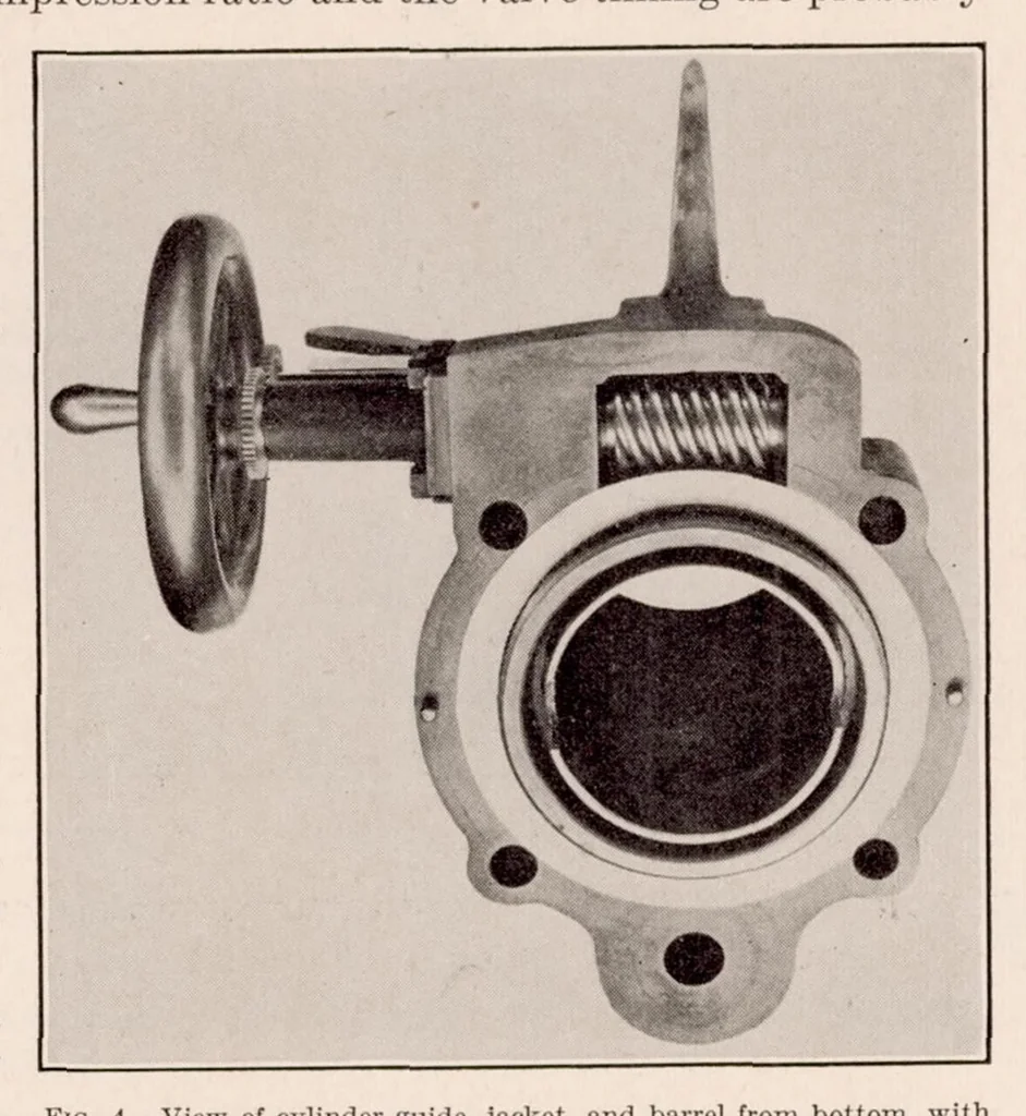 An illustration from Description of the NACA Universal Test Engine and Some Test Results, 1927, leaf 8