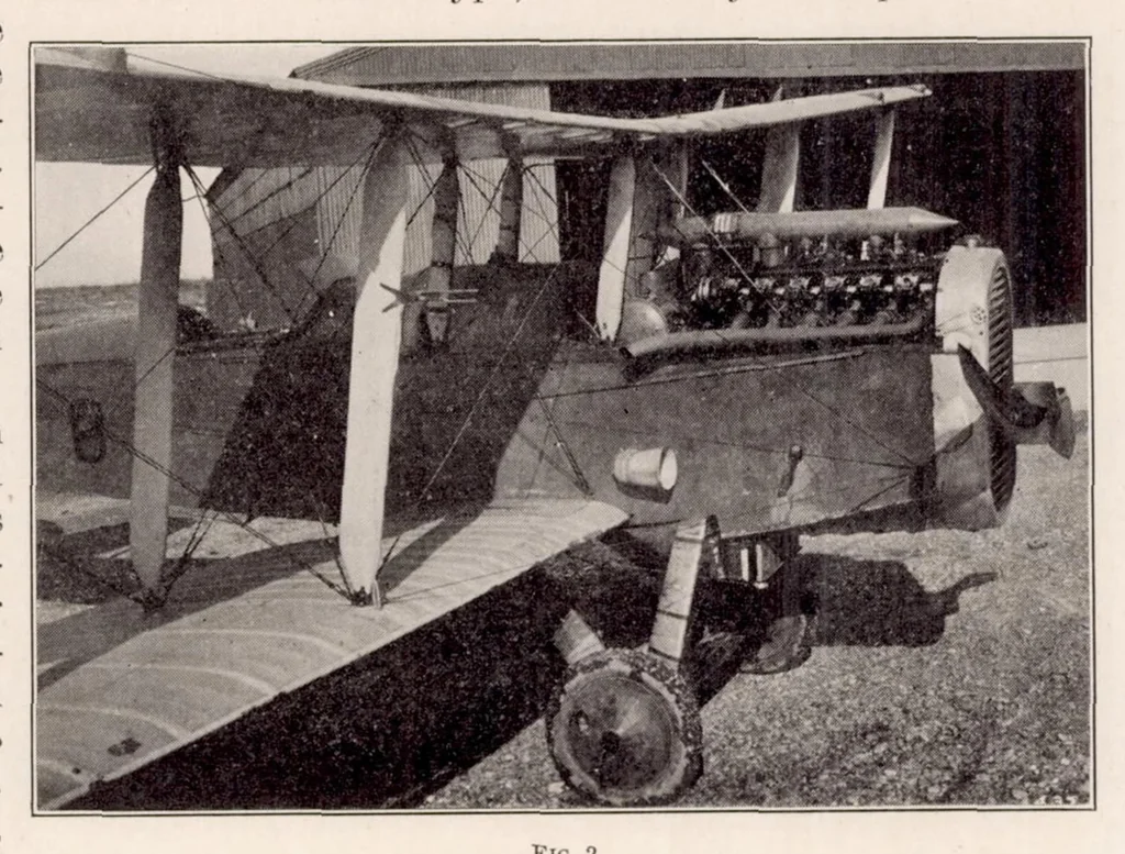 An illustration from Preliminary Flight Tests of the N.A.C.A. Roots Type Aircraft Engine Supercharger, 1928, leaf 6