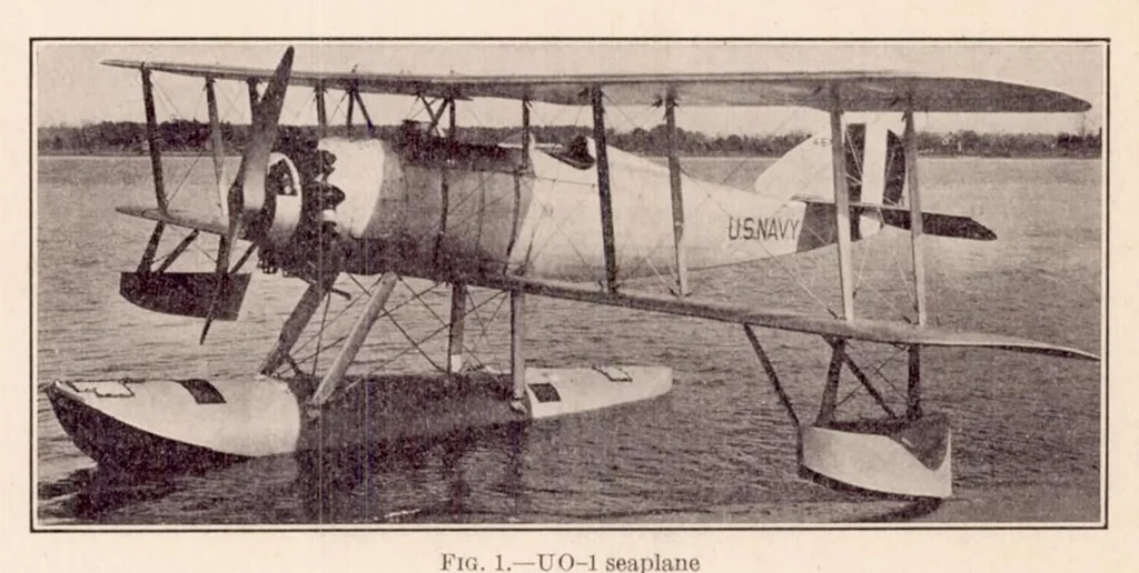 An illustration from Water-Pressure Distribution on Seaplane Float, 1929, leaf 5