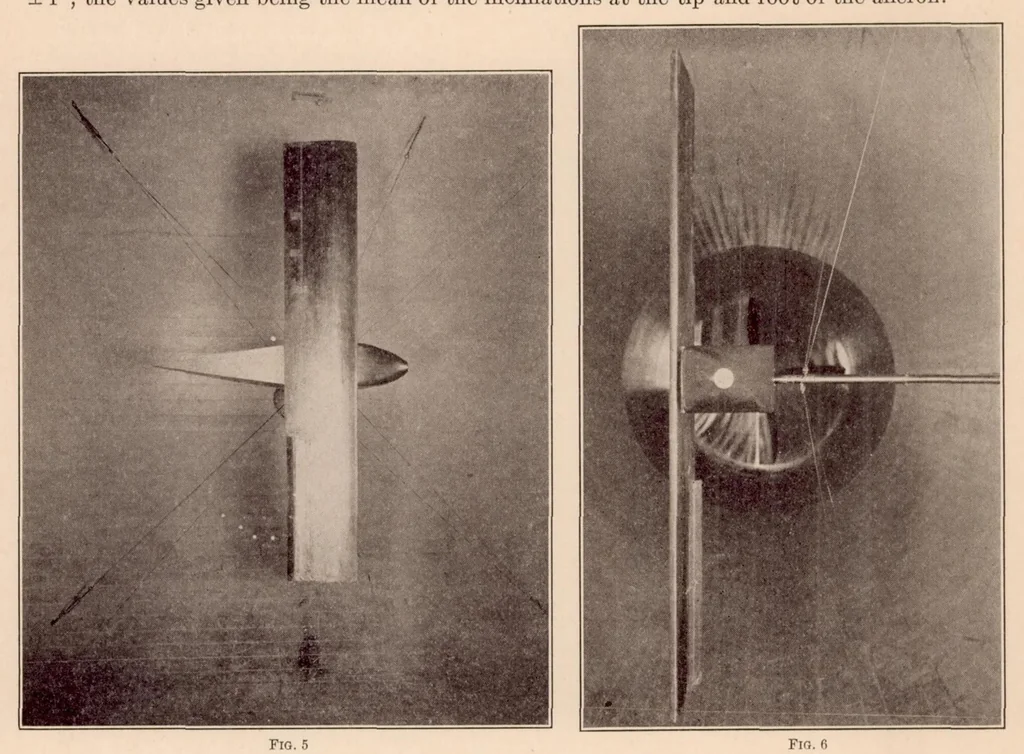 An illustration from Effect of Variation of Chord and Span of Ailerons on Rolling and Yawing Moments in Level Flight, 1929, leaf 6