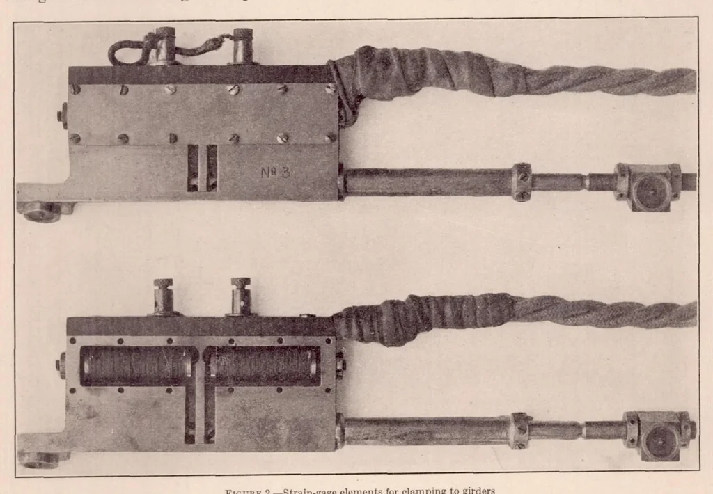 An illustration from Flight Tests on U.S.S. Los Angeles. Part II : Stress and Strength Determination, 1930, leaf 6