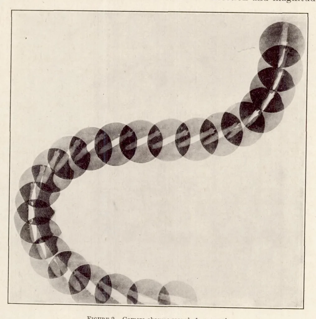 An illustration from Full-Scale Turning Characteristics of the U.S.S. Los Angeles, 1930, leaf 7
