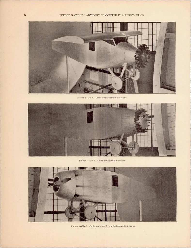 An illustration from Working Charts for the Selection of Aluminum Alloy Propellers of a Standard Form to Operate with Various Aircraft Engines and Bodies, 1931, leaf 7