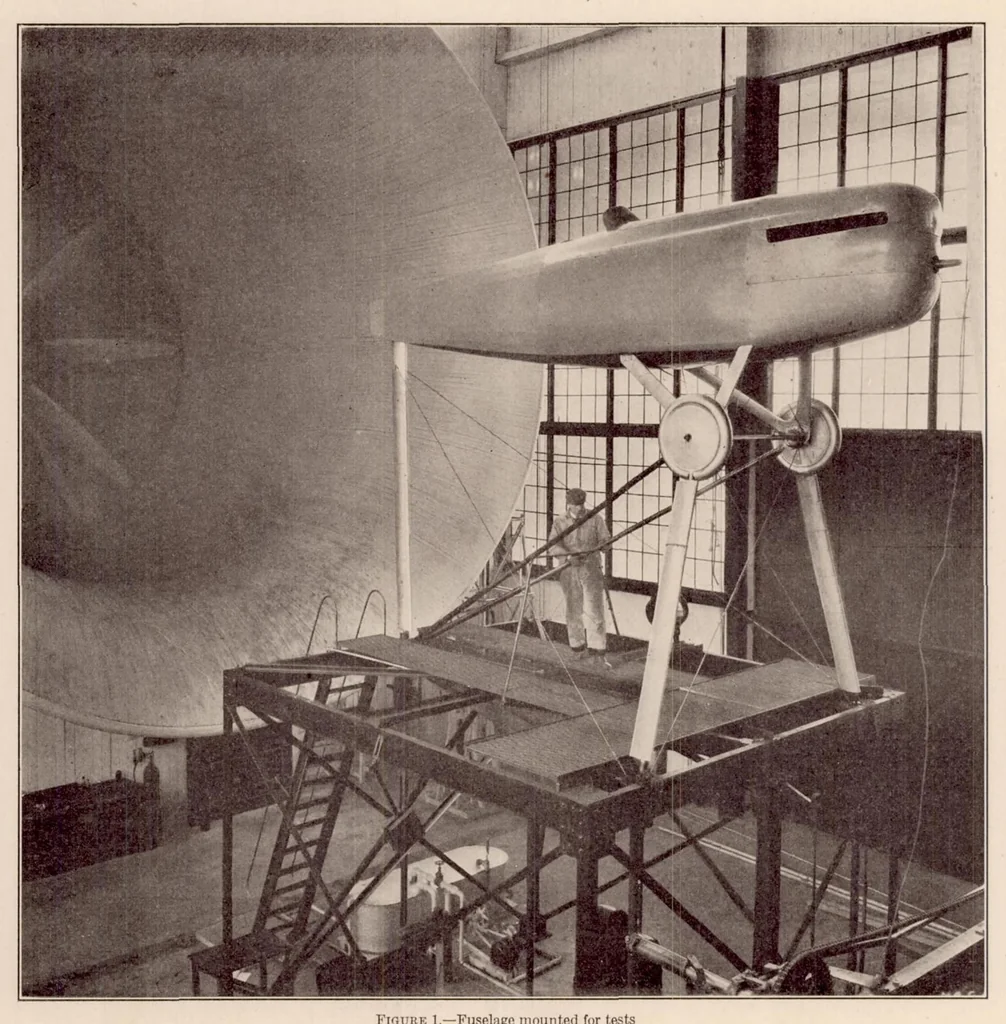 An illustration from Full-Scale Wind-Tunnel Tests of a Propeller with the Diameter Changed by Cutting off the Blade Tips, 1931, leaf 5