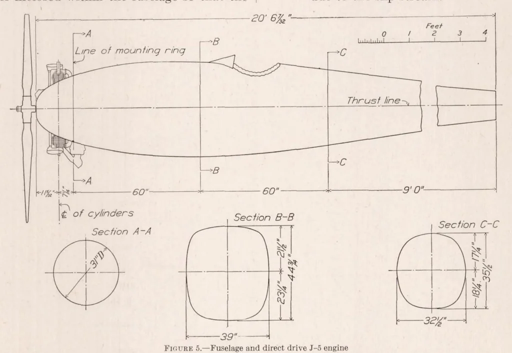 An illustration from Full-Scale Wind-Tunnel Tests on Several Metal Propellers Having Different Blade Forms, 1931, leaf 6