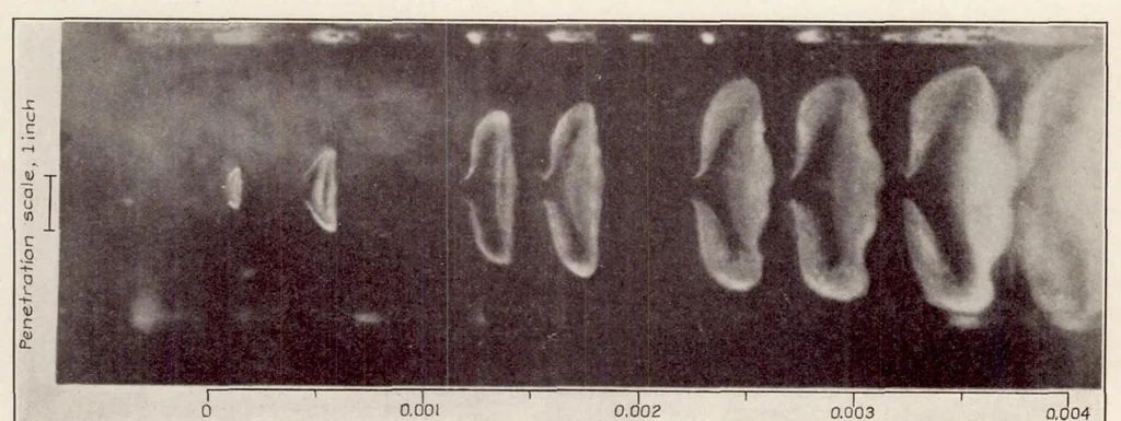 An illustration from The Design and Development of an Automatic Injection Valve with an Annular Orifice of Varying Area, 1931, leaf 7