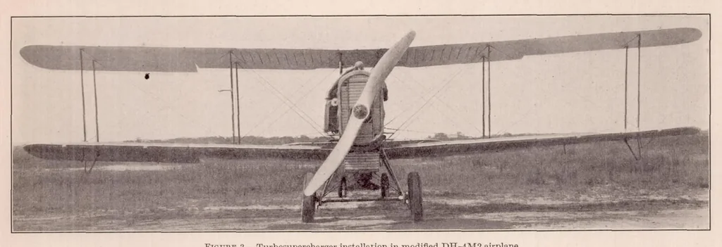 An illustration from Comparative Flight Performance with an NACA Roots Supercharger and a Turbocentrifugal Supercharger, 1931, leaf 6
