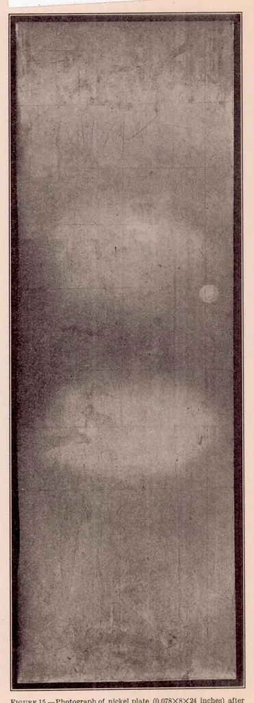 An illustration from Strength of Rectangular Flat Plates Under Edge Compression, 1931, leaf 16