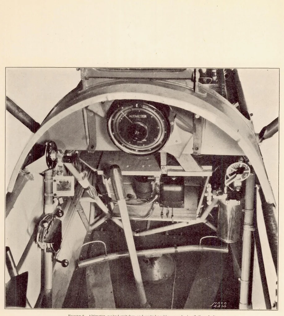 An illustration from A Method of Flight Measurement of Spins, 1932, leaf 7