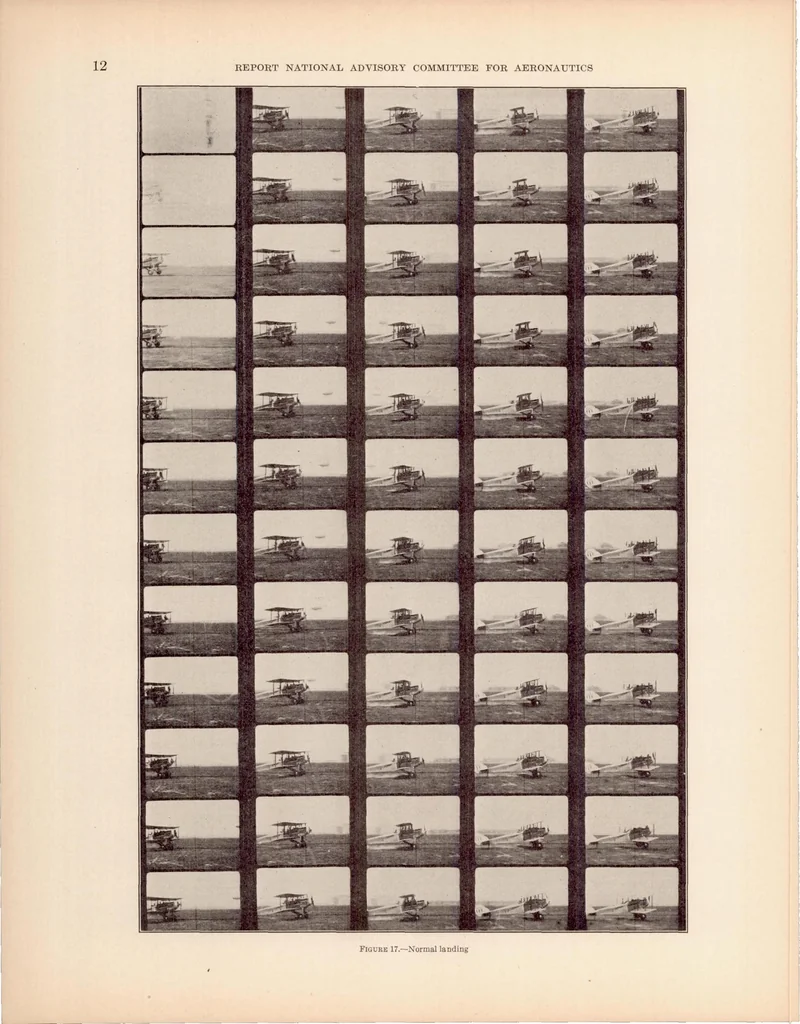 An illustration from Static, Drop, and Flight Tests on Musselman Type Airwheels, 1932, leaf 13