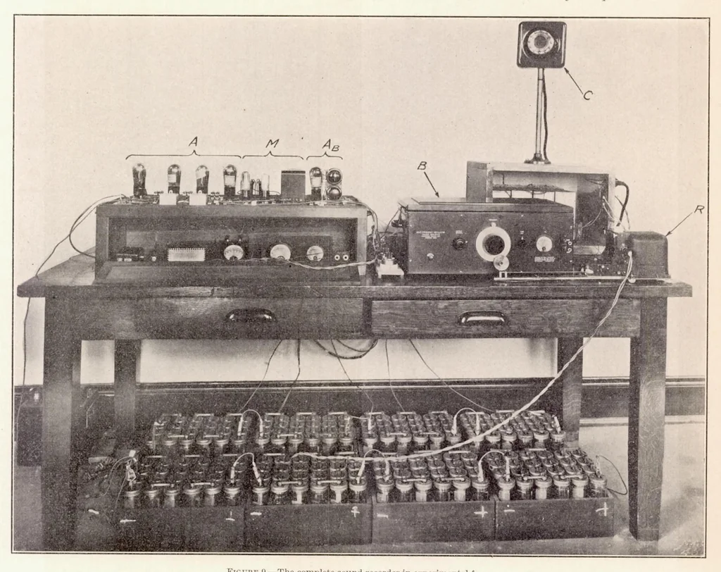 An illustration from A New Principle of Sound Frequency Analysis, 1932, leaf 11