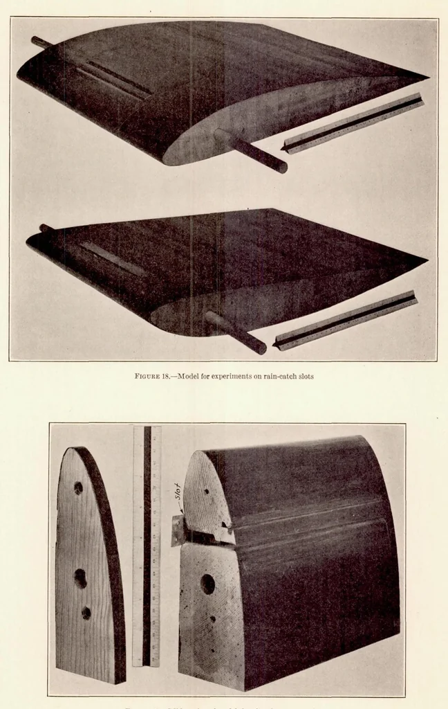 An illustration from Ice Prevention on Aircraft by Means of Engine Exhaust Heat and a Technical Study of Heat Transmission from a Clark Y Airfoil, 1933, leaf 17
