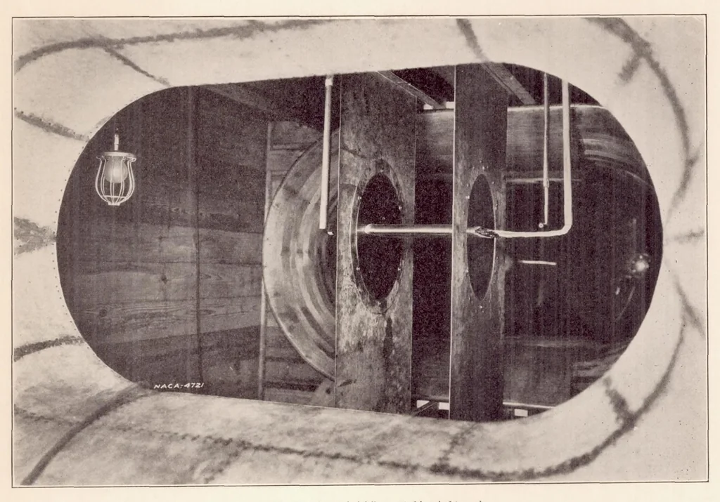 An illustration from Ice Prevention on Aircraft by Means of Engine Exhaust Heat and a Technical Study of Heat Transmission from a Clark Y Airfoil, 1933, leaf 8