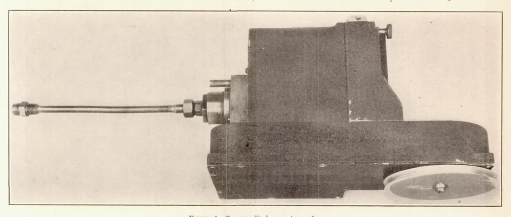 An illustration from Drop and Flight Tests on NY-2 Landing Gears Including Measurements of Vertical Velocities at Landing, 1933, leaf 9