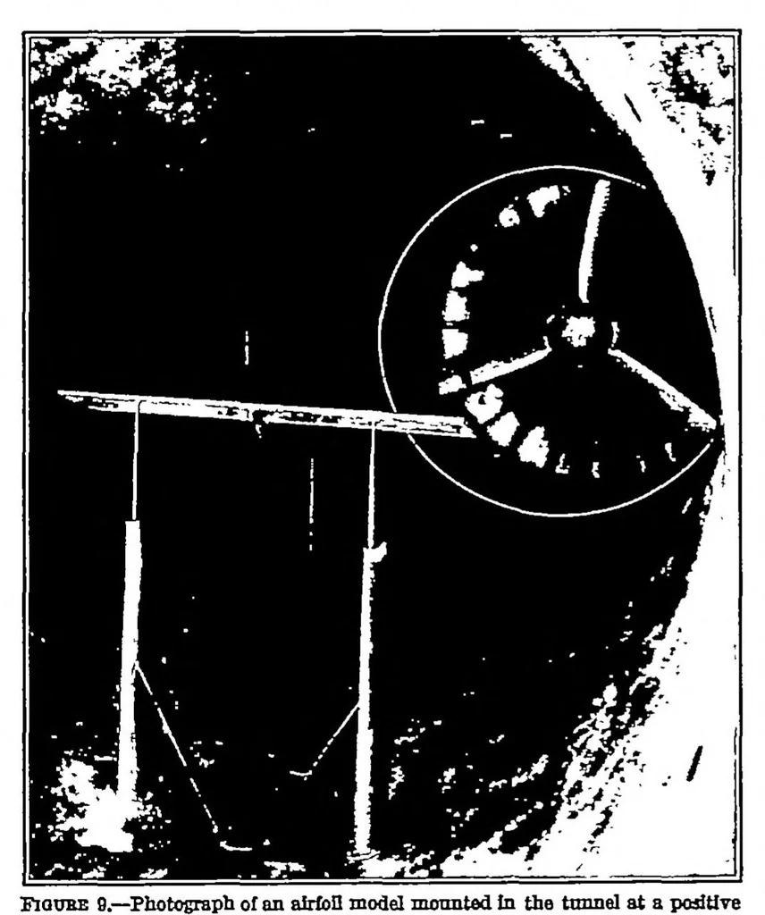 An illustration from The NACA variable-density wind tunnel, 1933, leaf 5