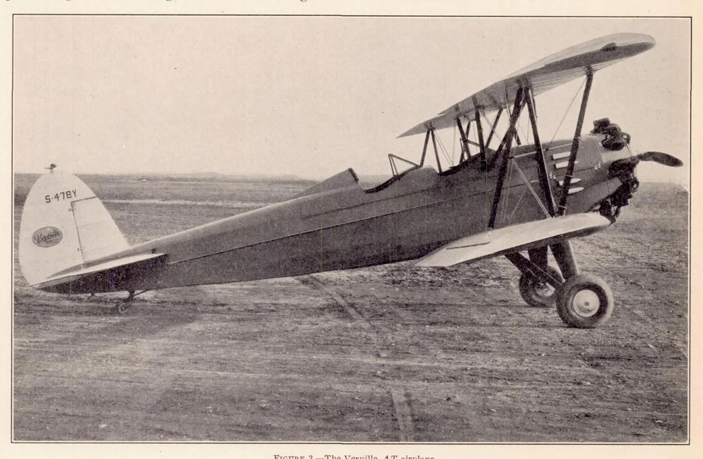 An illustration from Preliminary Investigation of Modifications to Conventional Airplanes to Give Nonstalling and Short-Landing Characteristics, 1933, leaf 9