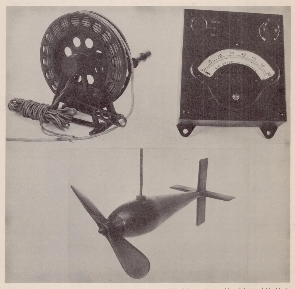 An illustration from Aircraft Speed Instruments, 1933, leaf 46