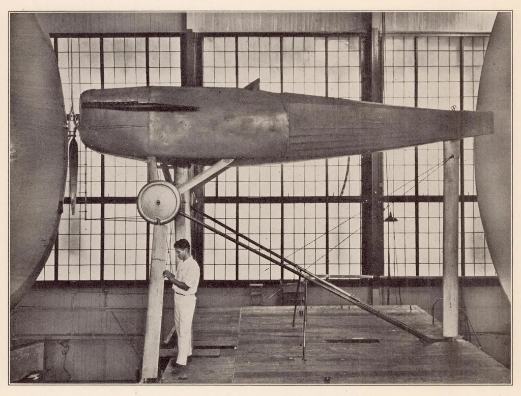 An illustration from Measurement of the Differential and Total Thrust and Torque of Six Full-Scale Adjustable-Pitch Propellers, 1933, leaf 6