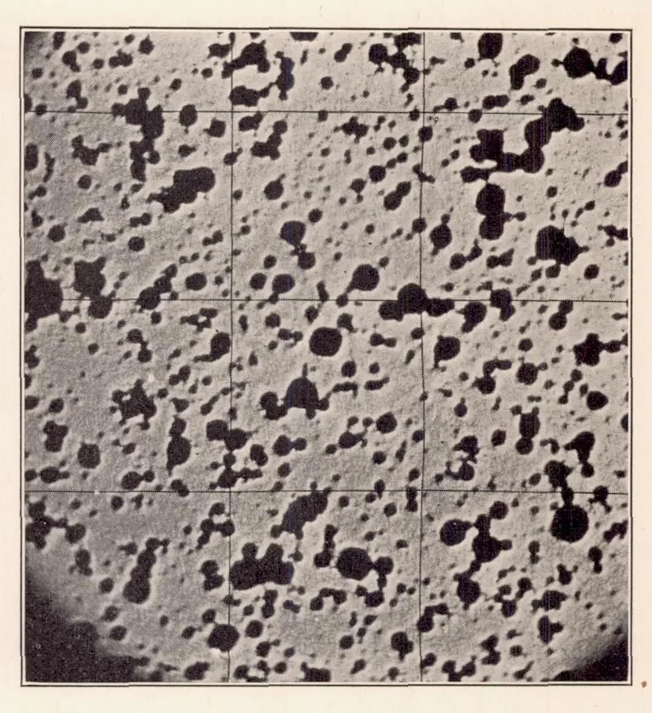 An illustration from The Effect of Nozzle Design and Operating Conditions on the Atomization and Distribution of Fuel Sprays, 1933, leaf 9