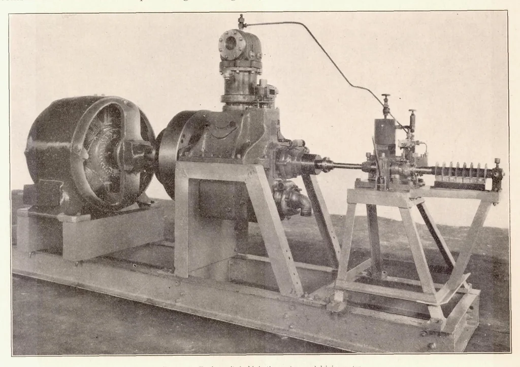 An illustration from The NACA Apparatus for Studying the Formation and Combustion of Fuel Sprays and the Results from Preliminary Tests, 1933, leaf 5