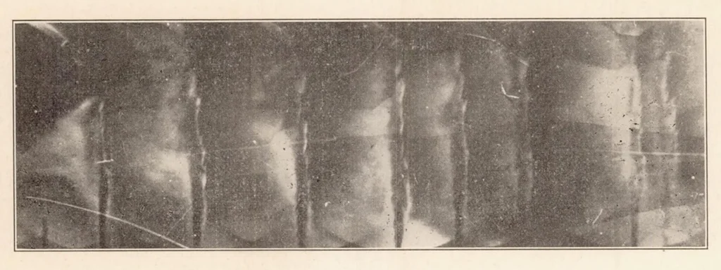 An illustration from The Mechanism of Atomization Accompanying Solid Injection, 1933, leaf 11