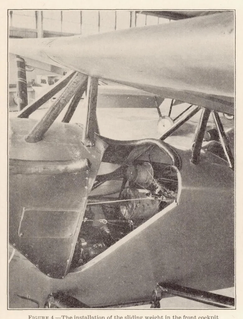 An illustration from A Comparison Between the Theoretical and Measured Longitudinal Stability Characteristics of an Airplane, 1934, leaf 9