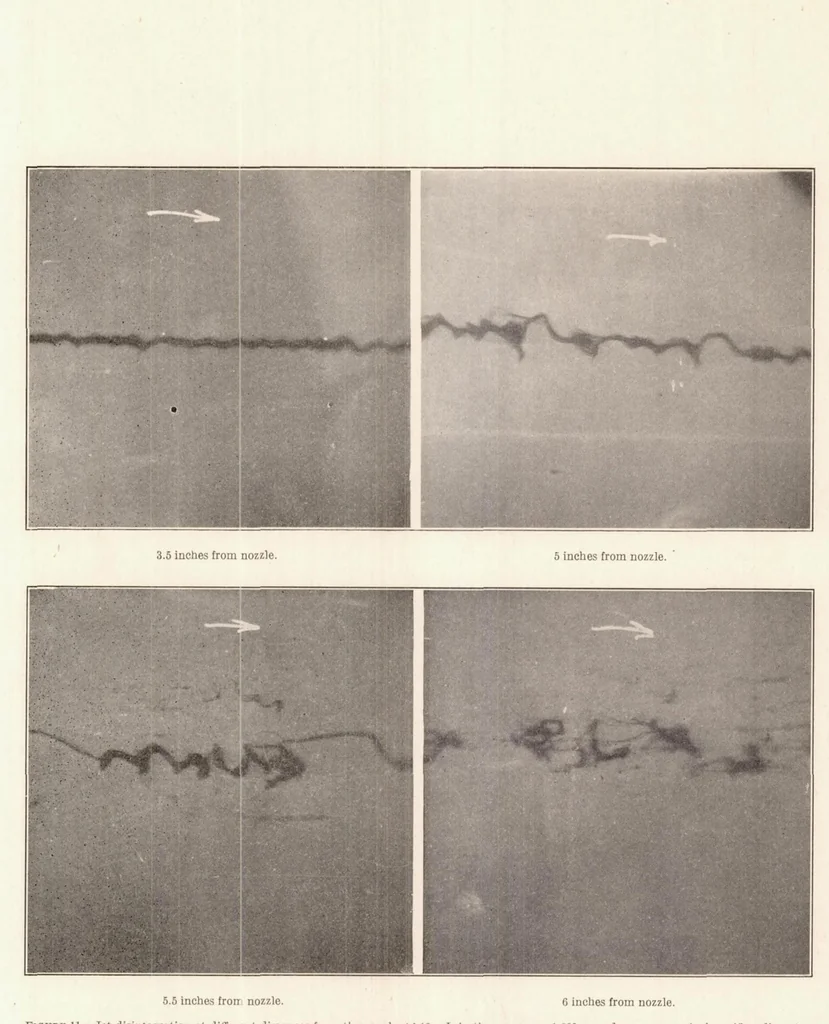 An illustration from Photomicrographic Studies of Fuel Sprays, 1934, leaf 15