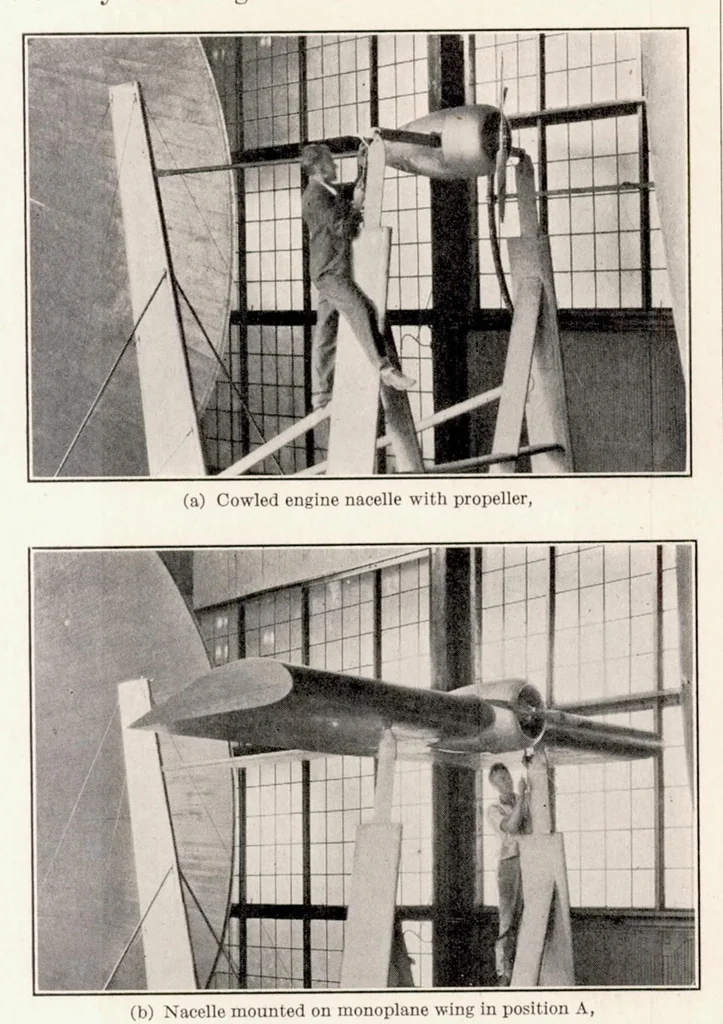 An illustration from Negative Thrust and Torque Characteristics of an Adjustable-Pitch Metal Propeller, 1934, leaf 5
