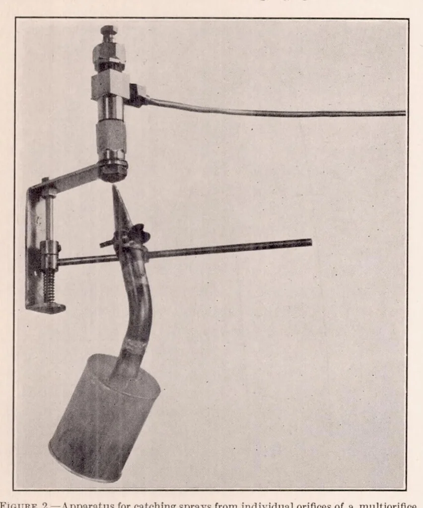 An illustration from Increasing the Air Charge and Scavenging the Clearance Volume of a Compression-Ignition Engine, 1934, leaf 6